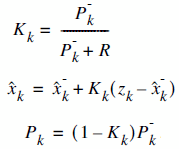 Kalman Filter - Measurement Update Equations for Example